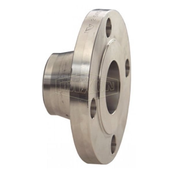 8-Bolt Raised Face Weld Neck Forged Flange, Carbon Steel, 4 in